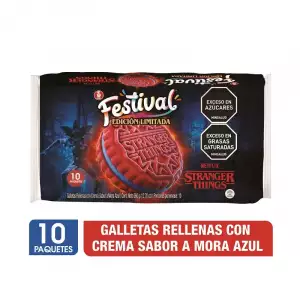GALLETA FESTIVAL STRANGER THINGS X10 X36g
