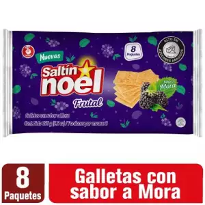 GALLETA INDIVIDUAL SALTÍN NOÉL MORA X8U X156g