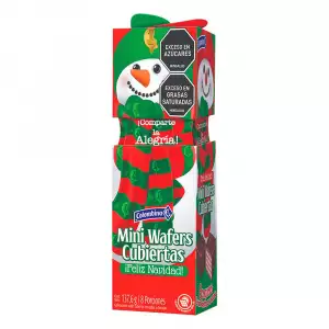 GALLETA NAVIDEÑA COLOMBINA MINIWAFERS X137.6g