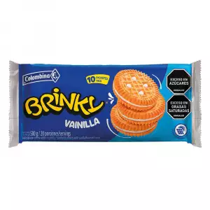 GALLETAS BRINKY VAINILLA X10u X500g