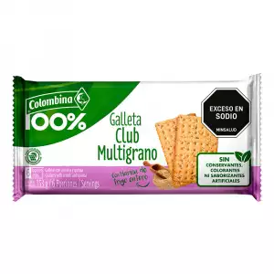 GALLETAS COLOMBINA MULTIGRANO X6 X25.5g