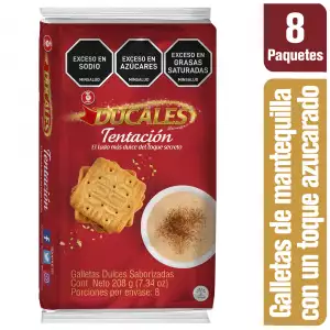 GALLETAS DUCALES TENTACIÓN X8U