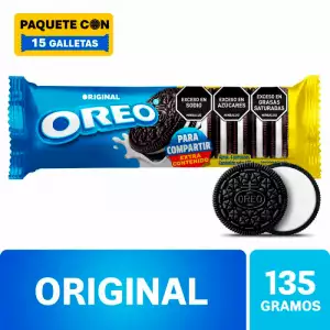 GALLETAS OREO ORIGINAL BARRA X135g