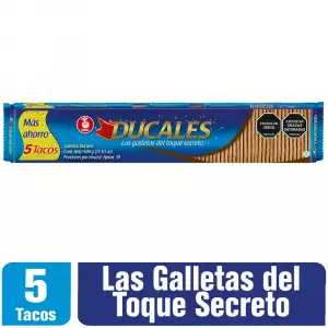 GALLETAS TACO DUCALES X5U X500g