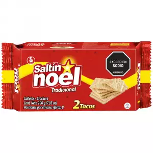 GALLETAS TACO SALTÍN NOEL TRADICIONAL X2U X200g