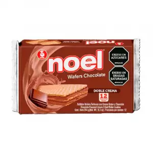 GALLETAS WAFER NOEL CHOCOLATE X12U X22g