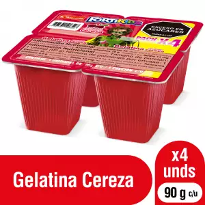 GELATINA FORTIKIDS CEREZA X4 X90g