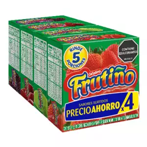 GELATINA FRUTIÑO SABORES SURTIDOS X4U X56g