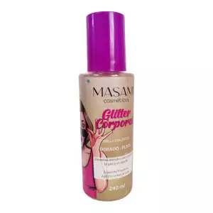 GLITTER CORPORAL MASAMI DORADO PLATA X240ml