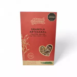 GRANOLA ARTESANAL MUNDO ORGANICO FRUTOS ROJOS X300g