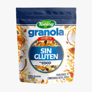 GRANOLA TONING SIN GLUTEN X450g