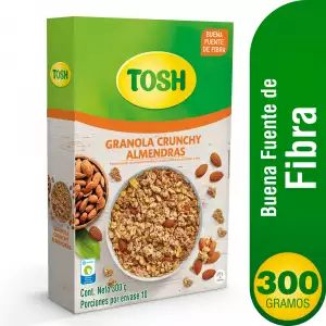 GRANOLA TOSH CRUNCHY ALMENDRAS X300g