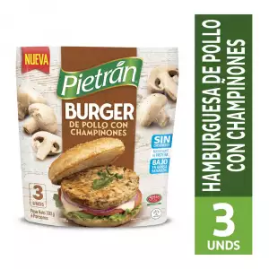 HAMBURGUESA PIETRAN PREASADA POLLO X300g