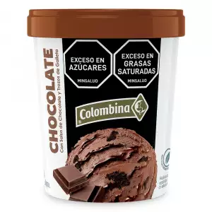 HELADO COLOMBINA CHOCOLATE 1 LITRO X600g