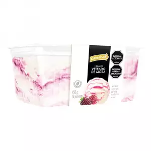 HELADO COLOMBINA VETEADO MORA CUBETA X450g