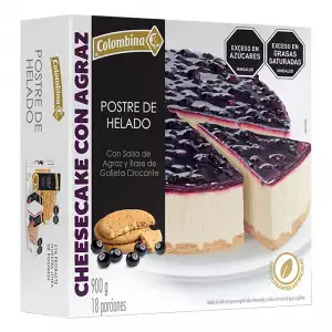 HELADO TORTA COLOMBINA CHCAKE AGRAZ X900g