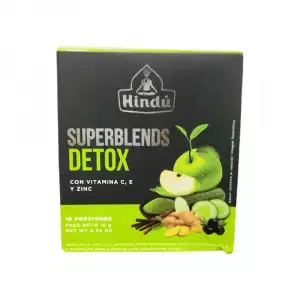 INFUSION HINDU SUPERBLENDS DETOX X10 X1.6g