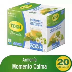 INFUSION TOSH MOMENTO CALMA X20 SOBRES X1.2g