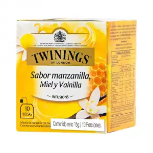 INFUSION TWININGS MANZANILLA MIEL VAINILLA X10U X1.5g