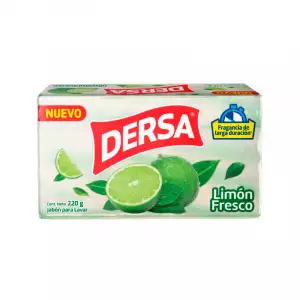 JABÓN BARRA DERSA LIMON FRESCO X220g