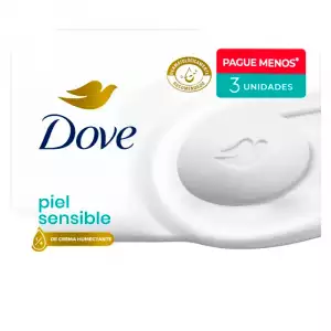 JABÓN DOVE PIEL SENSIBLE X3 X90g