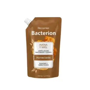 JABÓN LIQUIDO BACTERION AVENA Y MIEL X500ml
