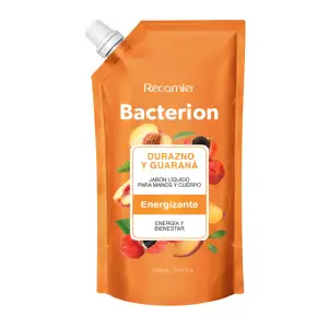 JABÓN LIQUIDO BACTERION DURAZNO GUARANA X1000ml