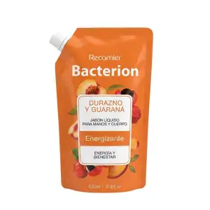 JABÓN LIQUIDO BACTERION DURAZNO GUARANA X500ml
