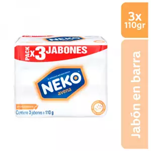 JABÓN NEKO AVENA X3 X110g