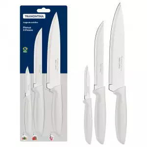 JUEGO CUCHILLOS TRAMONTINA 3Pz