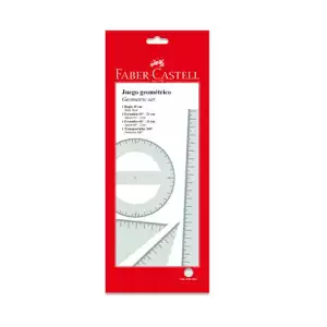 JUEGO GEOMETRICO FABER CASTELL 4PZ