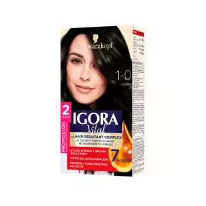 KIT IGORA VITAL 2TUBOS 1-0 NEGRO