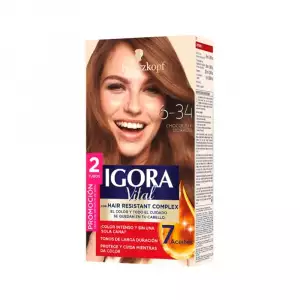 KIT IGORA VITAL 2TUBOS 6-34 CHOCOLATE DORADO