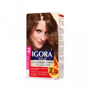 KIT IGORA VITAL 2TUBOS 6-68 CHOCOLATE