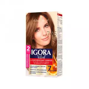 KIT IGORA VITAL 2TUBOS 7-65 CAFE MOCA