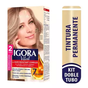 KIT IGORA VITAL 2TUBOS 8-1 RUBIO CLARO