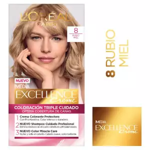 KIT TINTE EXCELLENCE No 8 RUBIO MIEL