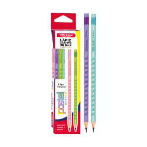 LAPIZ GRAFITO PASTEL OFFI-ESCO REFERENCIA 150P HB N2 X12un