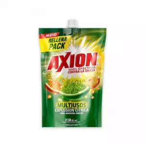 LAVALOZA LIQUIDO AXION LIMON EXPLOSION CITRICA DOYPACK X500ml