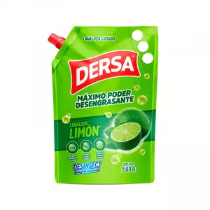 LAVALOZA LIQUIDO DERSA LIMON X1500ml