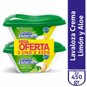 LAVALOZA LOZACREM LIMON X2 X450g