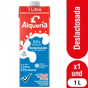 LECHE DESLACTOSADA ALQUERIA TETRAPACK X1000ml