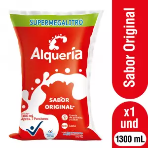 LECHE SABOR ORIGINAL ALQUERIA X1300ml