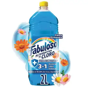 LIMPIADOR FABULOSO ALTERNATIVA AL CLORO PRIMAVERA X2000ml