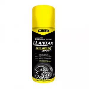 LIMPIADOR SIMONIZ LLANTAX ESPUMA ALTO BRILLO X250ml