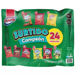 LONCHERA SUPER RICAS CAMPEON X24 UND X445GR
