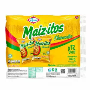 MAIZITOS NATURAL X12 X30g