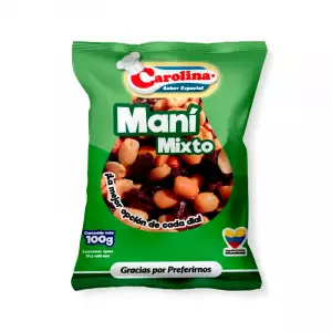 MANI CAROLINA MIXTO X100 GR