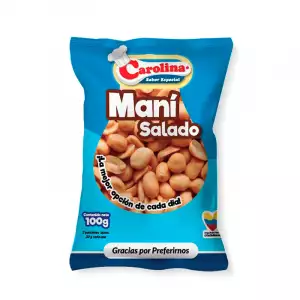 MANI CAROLINA SALADO X100g