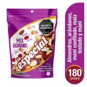 MANI LA ESPECIAL ARANDANOS X180g